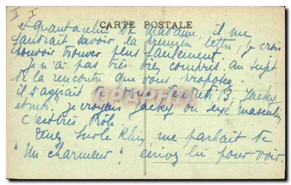 Troyes (Aube) - Der Glockenturm der Kathedrale — Ch. Gravaldider, fot. Verlag, Troyes - Rückseite