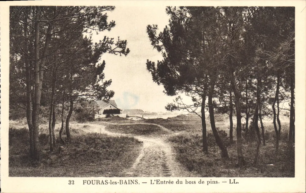 Fouras-les-Bains — Der Eingang in den Pinienwald — LL. - Vorderseite