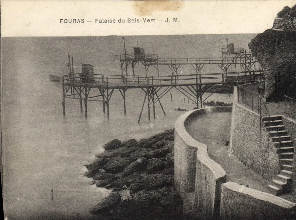 Fouras — Falaise du Bois-Vert — J. M. - Awers