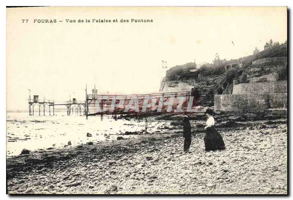 Fouras — Ansicht der Klippe und der Piers - Vorderseite