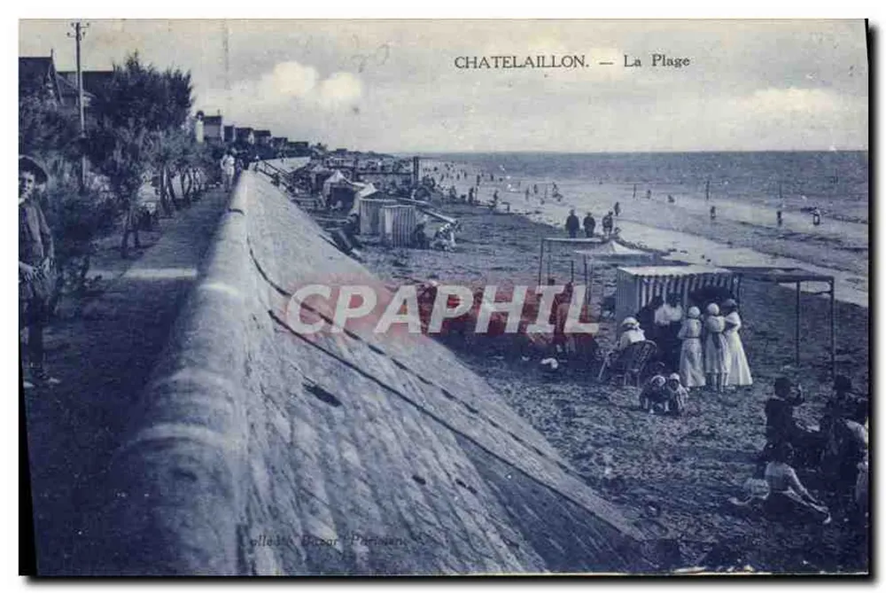 Châtelaillyon — A Praia — Editor: Bazar Parisien - Frente