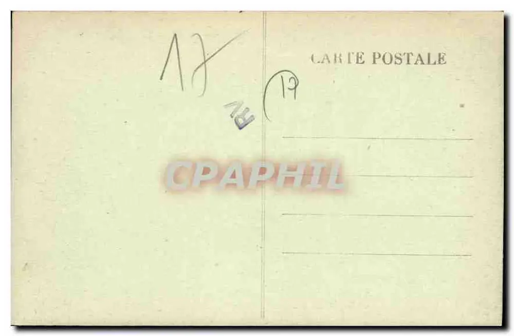 Châtelaillyon — A Praia — Editor: Bazar Parisien - Verso