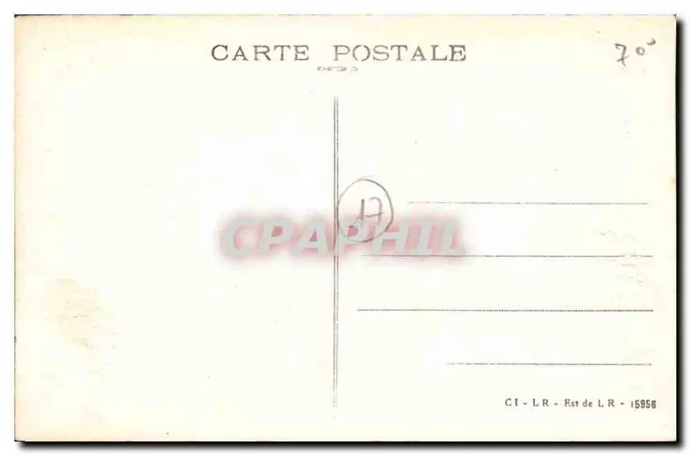 Crianças brincando em um parque em Châtelailly — editor CI-LR, n° de série 15956 - Verso