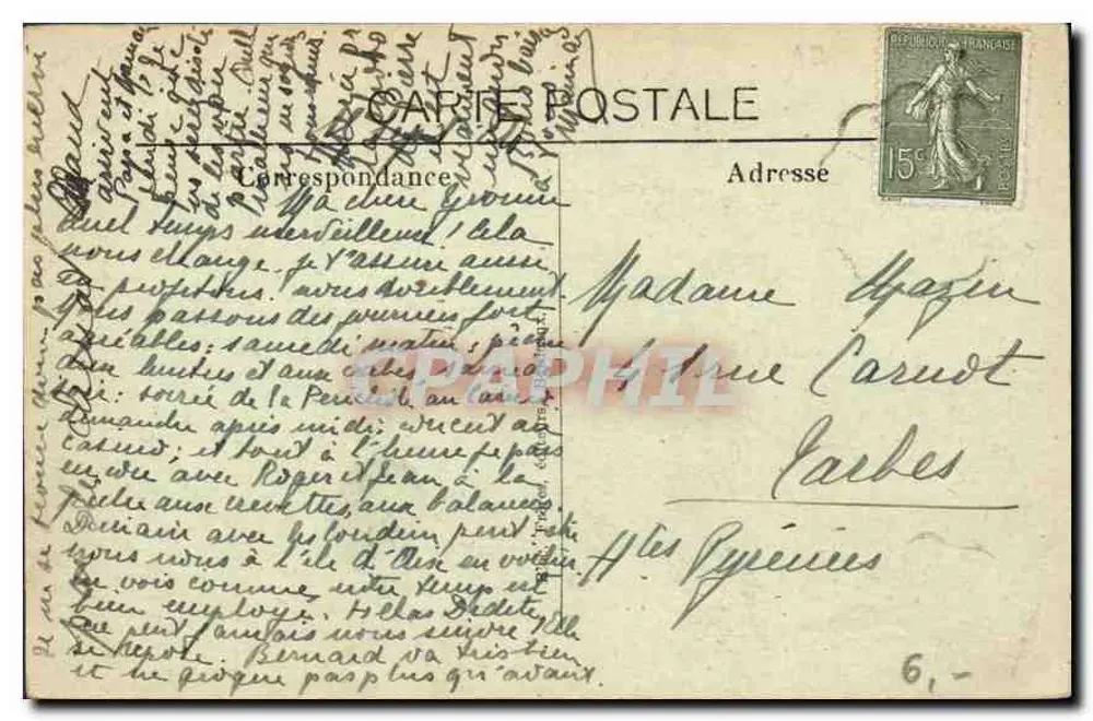 Fouras-les-Bains — O Sémaphore — editor Fouras, n° 3807 - Verso