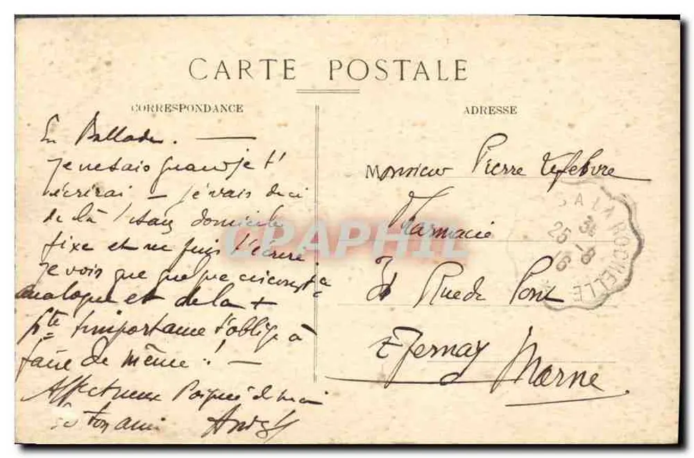 Châtelaillyon — Nas Rochas — Editor desconhecido, n° 111 - Verso
