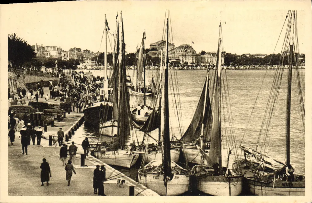 Der alte Hafen von Royan — Charente-Inférieure — Verlag La Douce France, Nr. 5 - Vorderseite