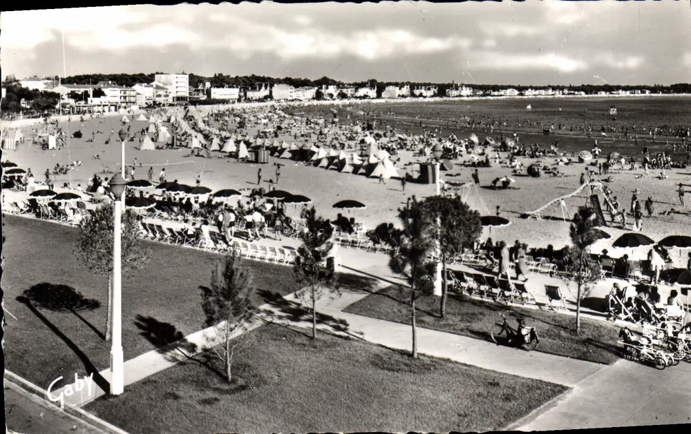 Praia de Royan — vista aérea — Edições « Gaby » - Frente