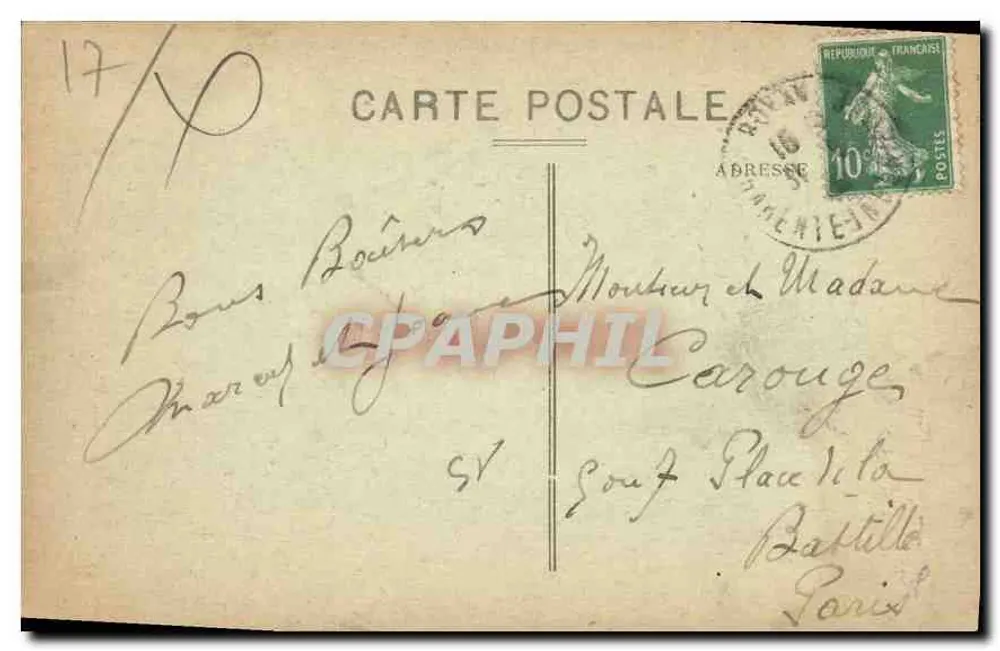 Royan (Côte d'Argent) — Ecke des Square Botton — Dando-Berry - Rückseite