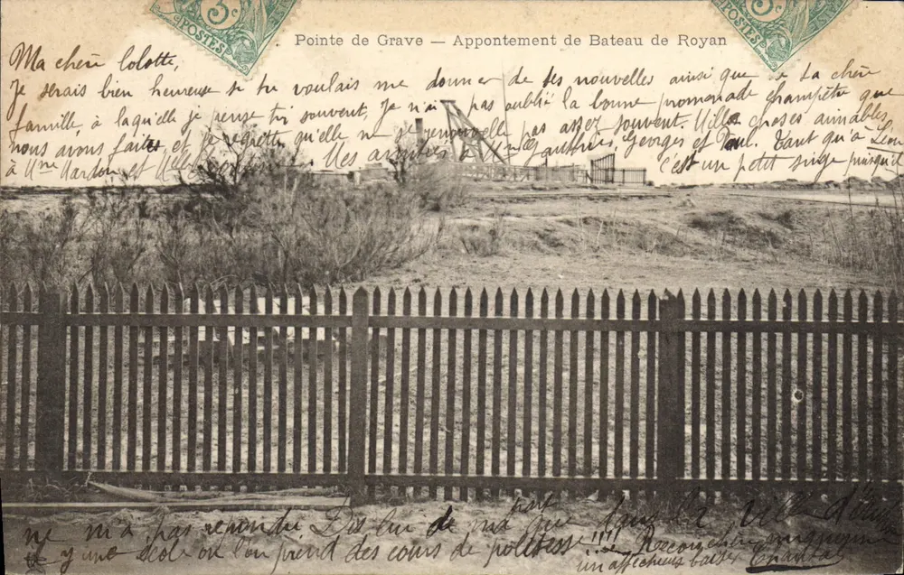 Ponta de Grave — Embarcadouro de Bateau de Royan — Editor não identificado - Frente