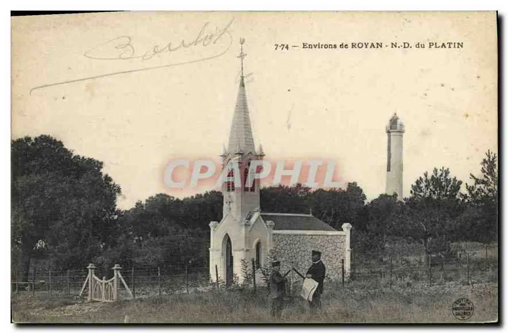 N.D. du PLATIN — Otoczenie ROYAN — Wydawca: N. BAILLEUL - Awers