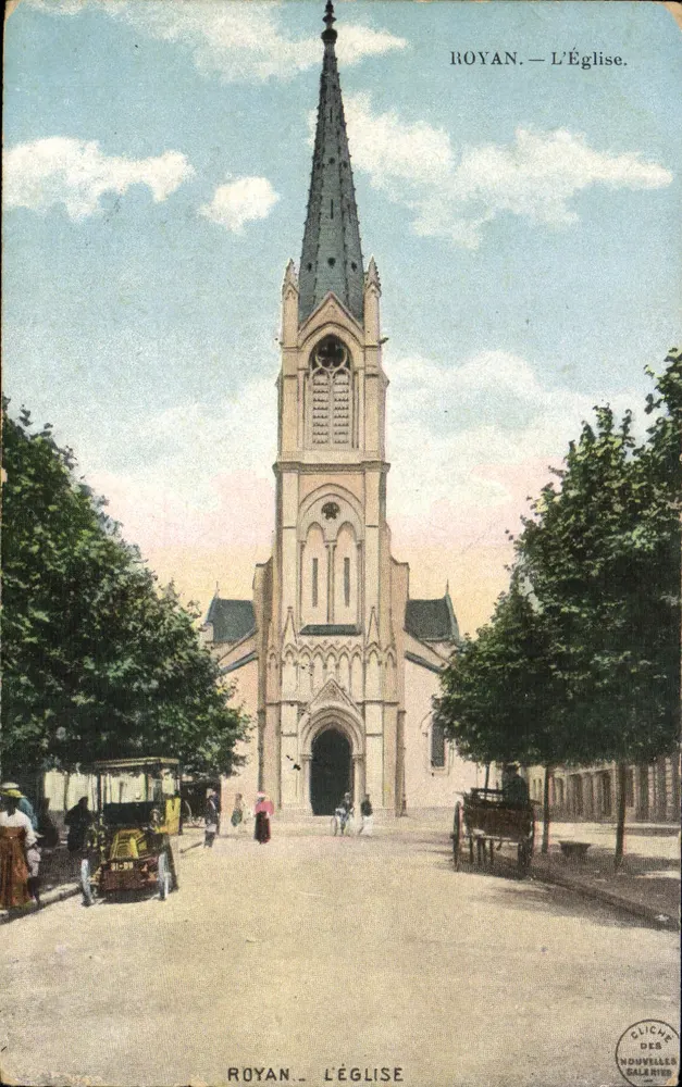 Royan — A Igreja — Gliche das Novas Galerias - Frente
