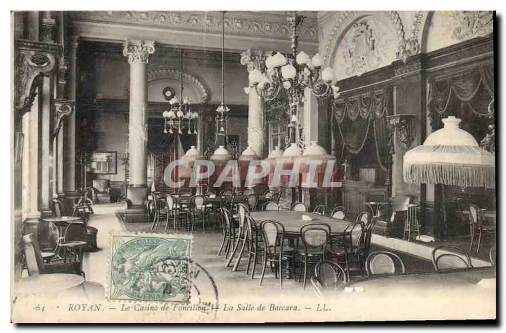 Royan — Das Casino de Foncillon — Der Baccara-Saal — LL. - Vorderseite