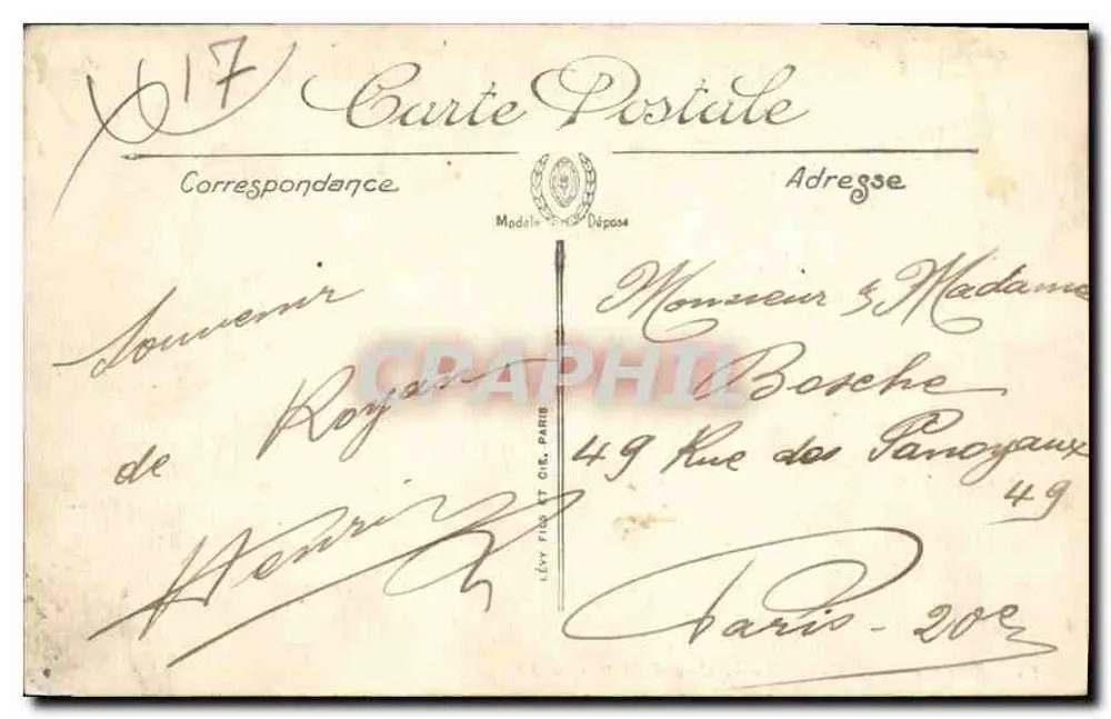 Royan — Ansicht des kommunalen Kasinos vom Meer — LL. - Rückseite