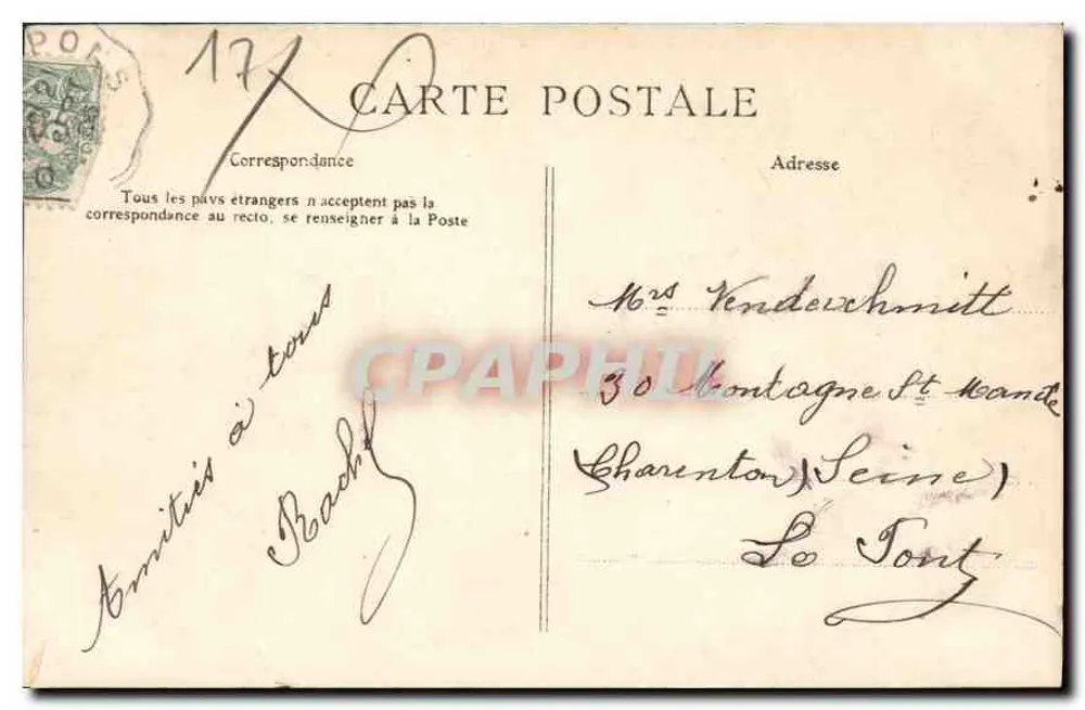Royan : A Esquadra e a Ponta Leste de Pontaillac — Coleção Victor Billaud, Royan - Verso