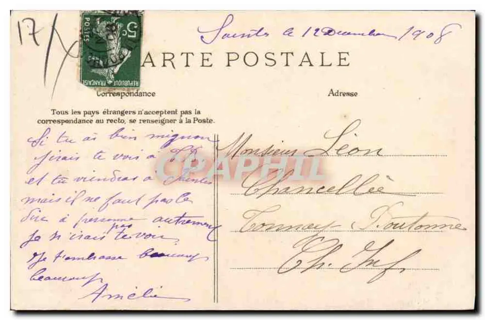 Royan : Plage et Façade de Pontaillac — Collection Picher Bilatud, Royan, n°45 - Verso