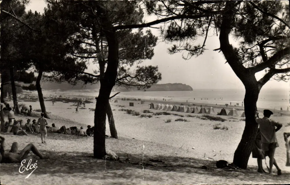Plage de Saint-Georges-de-Didonne — vue depuis la forêt — éditeur Elcé - Vorderseite