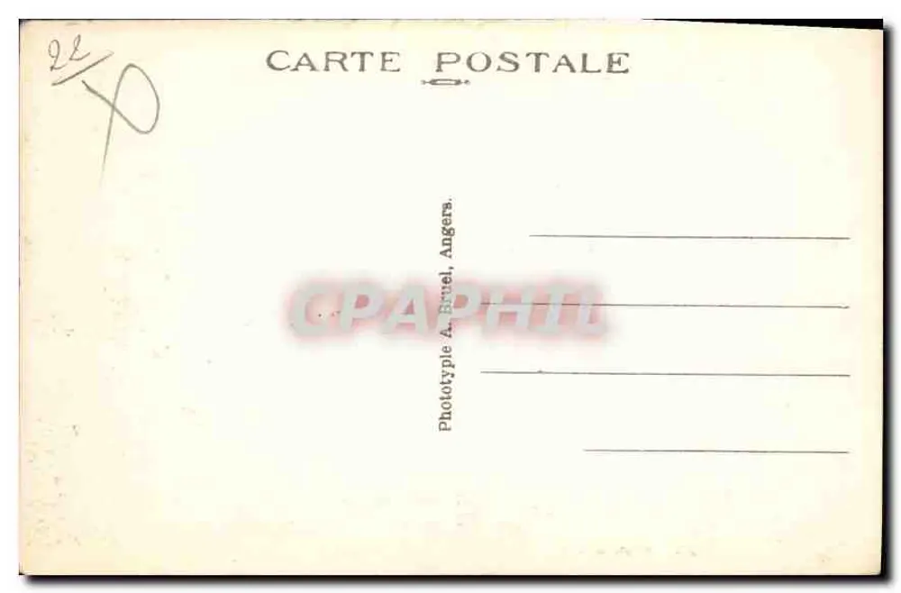 Trébeurden (C.-du-N.) — Die Bucht von Trozoul und der Hafen — Phototype A. Bruel, Angers, n° 419 - Rückseite