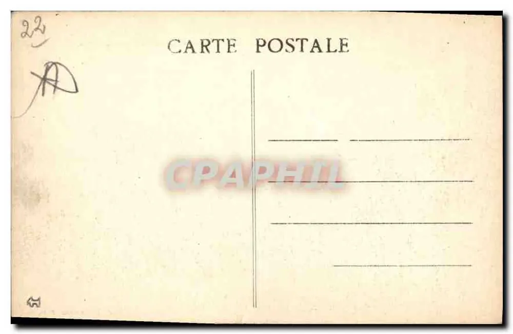 Guingamp — Vista geral tirada de Castel-Pic — editor não identificado, n° de série 8825 - Verso