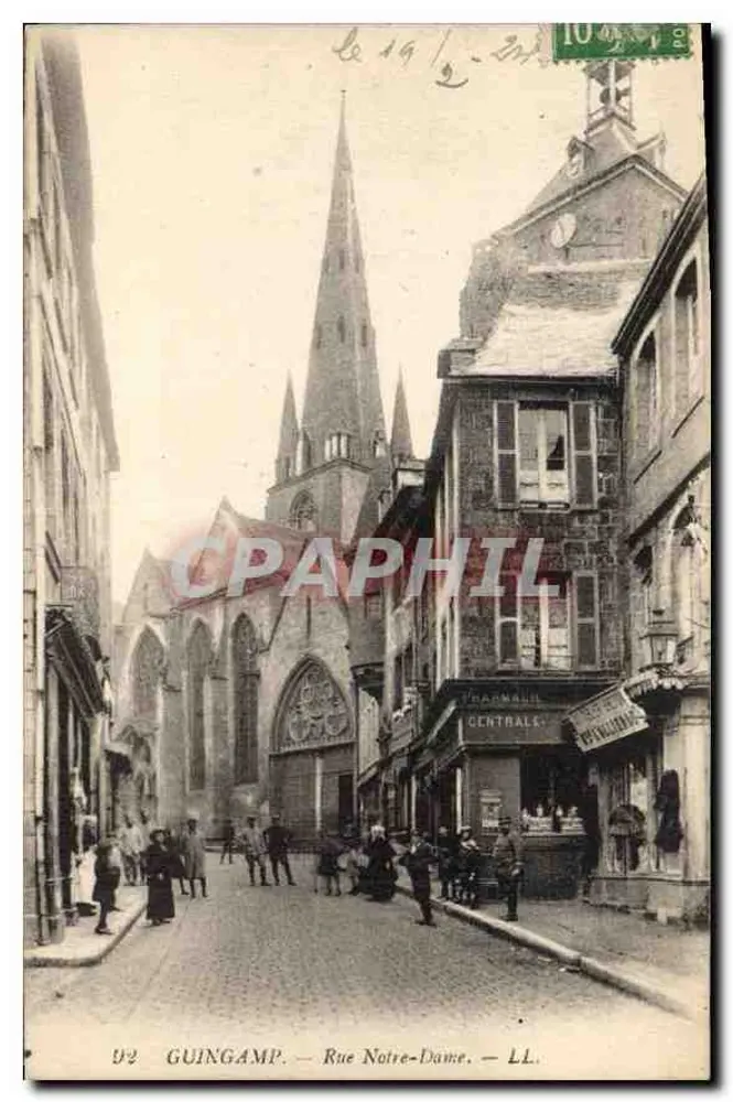 Guingamp — Rue Notre-Dame — LL. - Frente