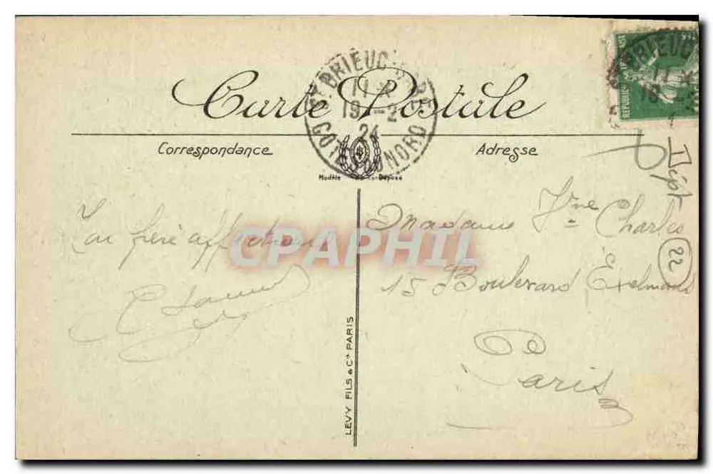 Guingamp — Rue Notre-Dame — LL. - Verso