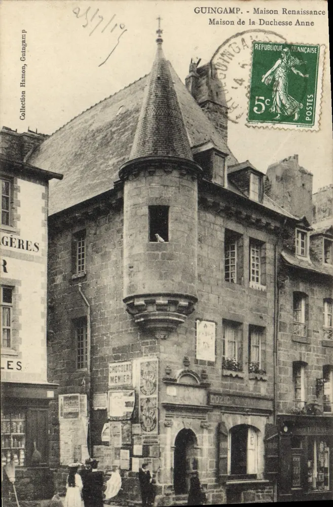 Guingamp - Renaissance-Haus, das Haus der Herzogin Anne — Sammlung Hamon - Vorderseite