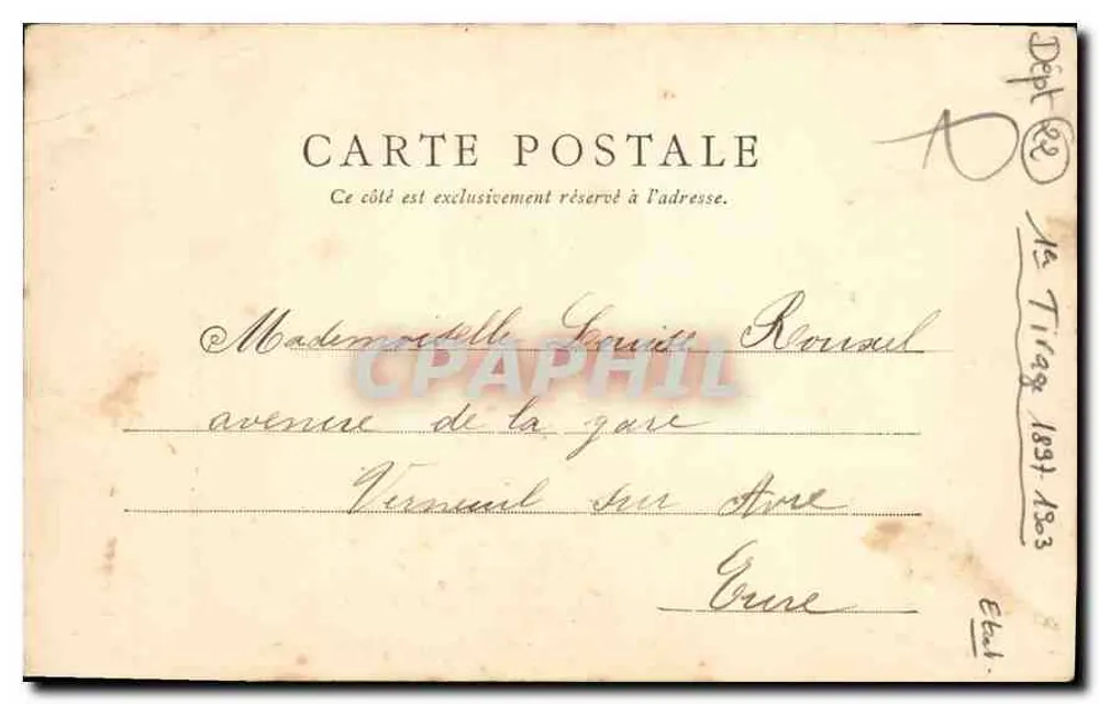 Guingamp — Basílica de Nossa Senhora de Bon-Secours — J.B. - Acadêmico das Artes, Livreiros - Verso