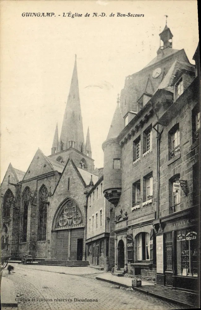 Guingamp - Kirche N.-D. de Bon-Secours — Glitchés und Edition reserviert Dieudonna - Vorderseite