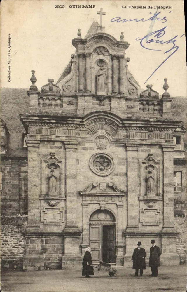 Guingamp — Die Kapelle des Hospitals — Sammlung Villamn, Quimper - Vorderseite