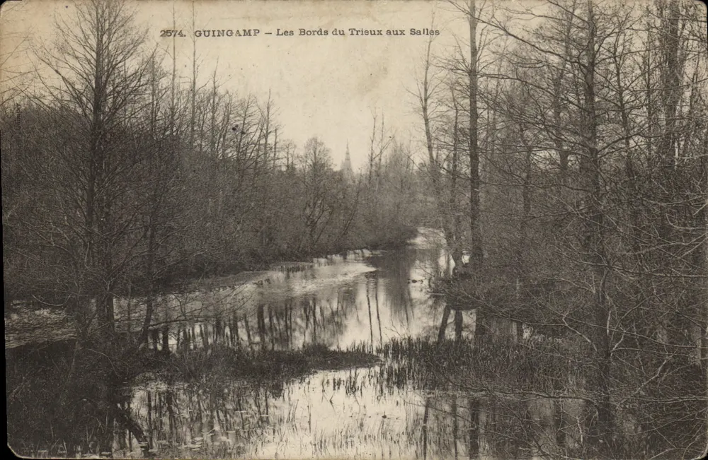 Guingamp — Los bordes del Trieux en las Salles — n° 2574 - Anverso