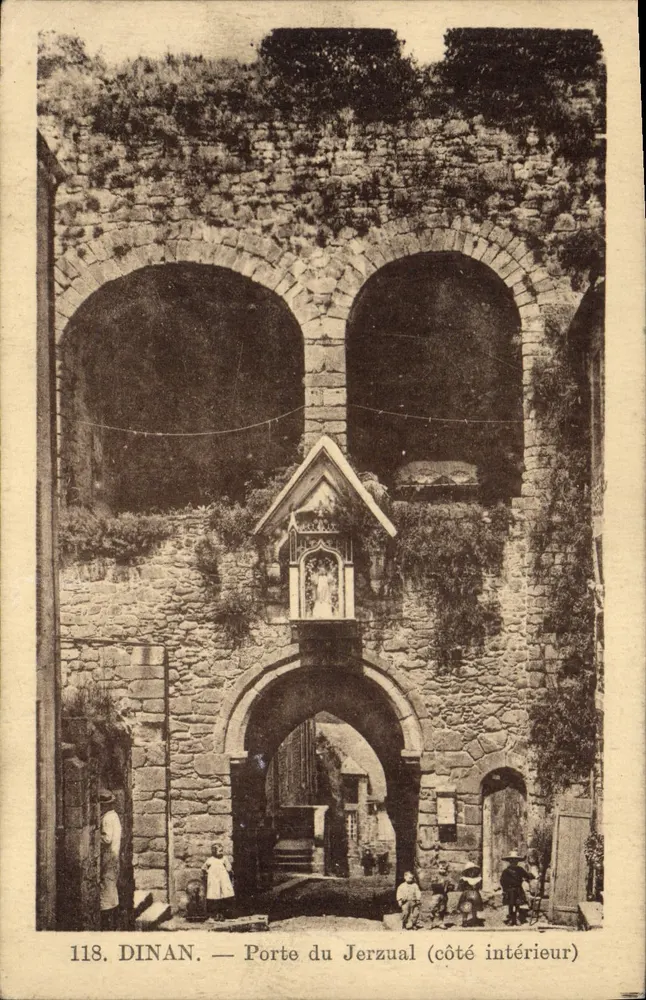 Dinan — Porte du Jerzual (Innenseite) — A. Benoît, Dinan, n°118 - Vorderseite