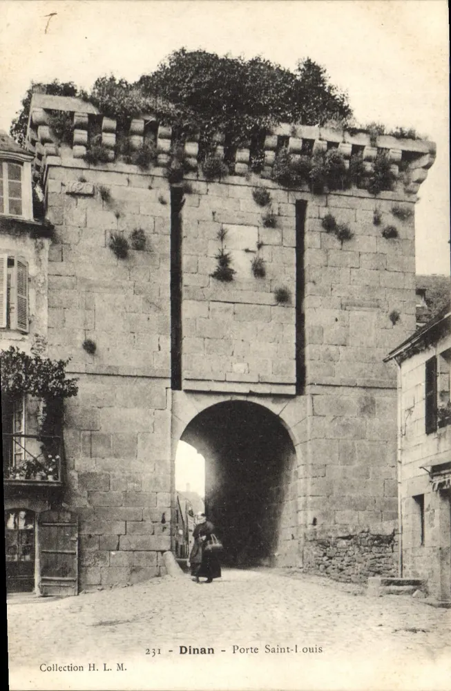 Dinan - Porta São Luís — Coleção H. L. M., n° 231 - Frente