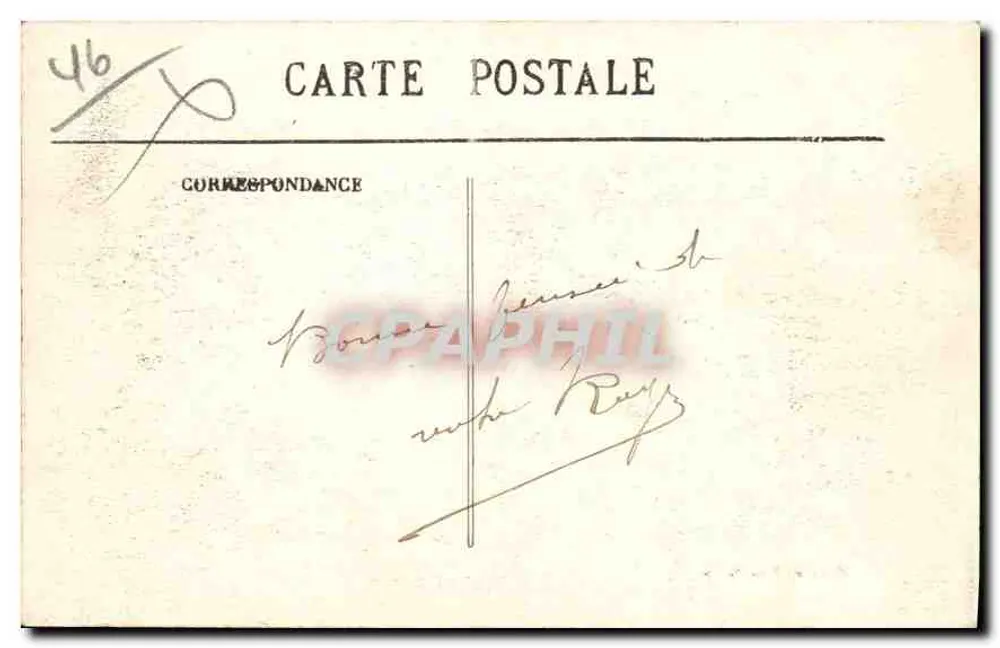 Cahors — As margens do Lot — Fototipia Palta St-Céré - Verso