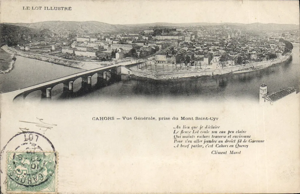 Cahors — Allgemeiner Blick, vom Mont Saint-Cyr aus — Le Lot Illustré, Nr. 467 - Vorderseite