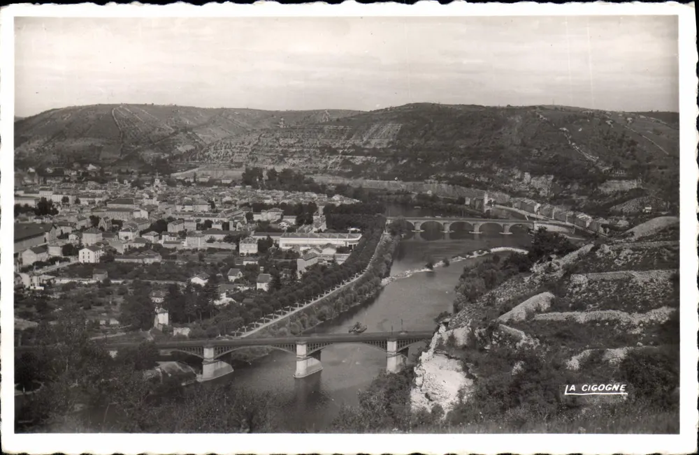 Die Cigogne — Brücke Louis Philippe und Eisenbahnbrücke — Editions 'La Cigogne' - Vorderseite