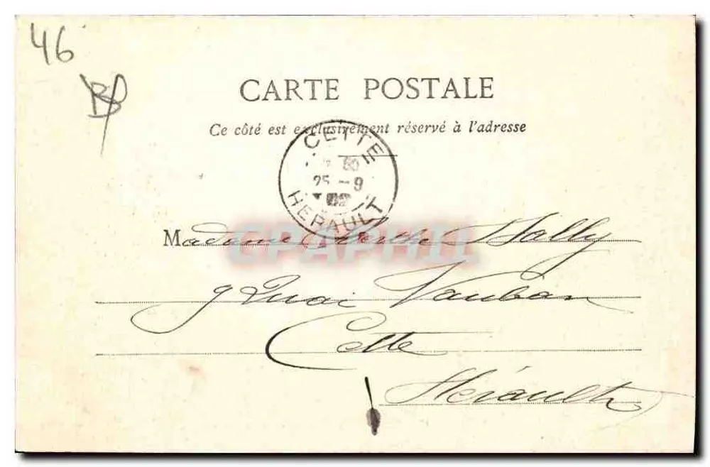 Cahors - Vista do Leste — Le Lot Illustré, editor Cahors, n° 46 - Verso