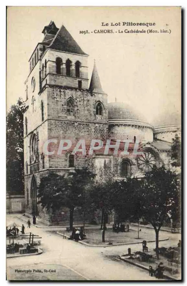 Cahors - A Catedral (Mon. hist.) — Fototipia Falla, St-Céré, n° 2058 - Frente