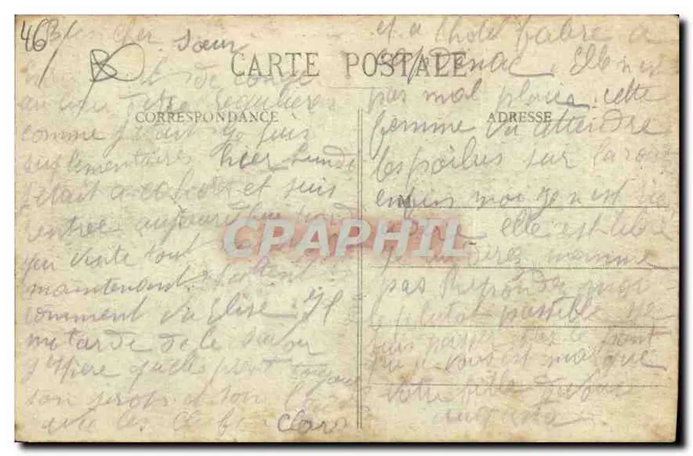 Der pittoreske Lot — Cahors, Weg zum Moulin de Coty nach Cabessut und die Ufer des Lots — Phototype Patta - Rückseite