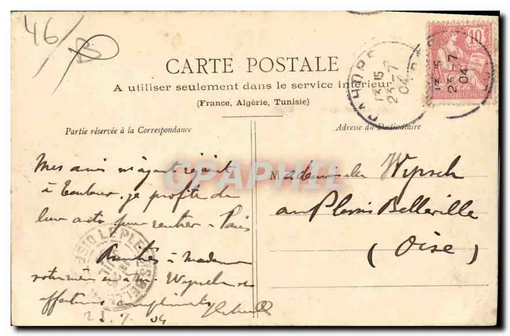 Cahors - Pont Valentré — editoria Lib. Phototypie Girma, n° 68 bis - Verso