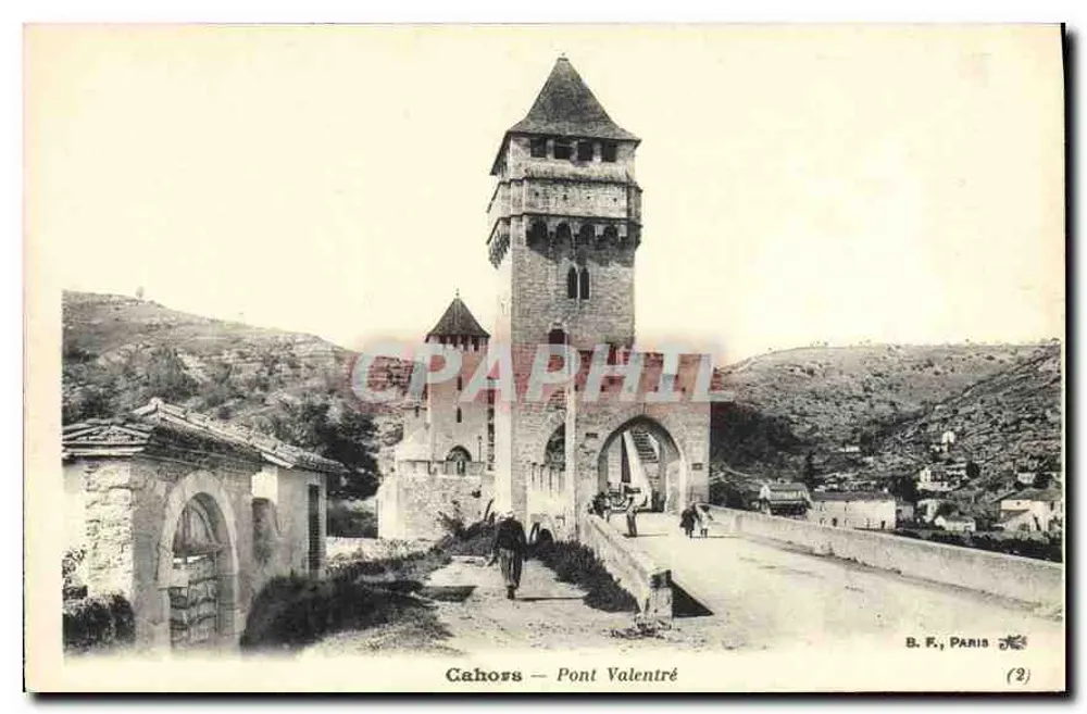 Cahors — Ponte Valentré — B. F., Paris (2) - Frente