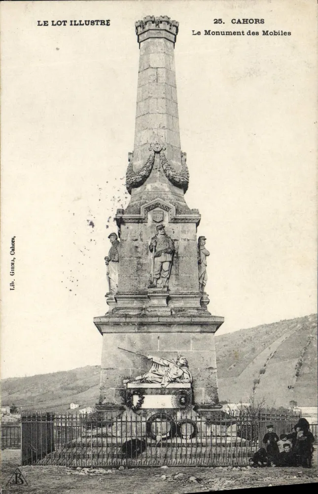 Cahors — O Monumento dos Móveis — Lib. Guizat, Cahors - Frente