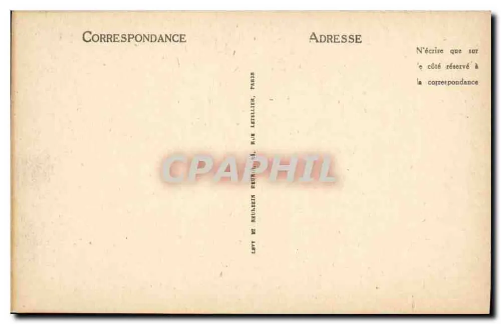 Mont-Saint-Michel — Die Abtei. Der Ritterssaal — LL 68 - Rückseite