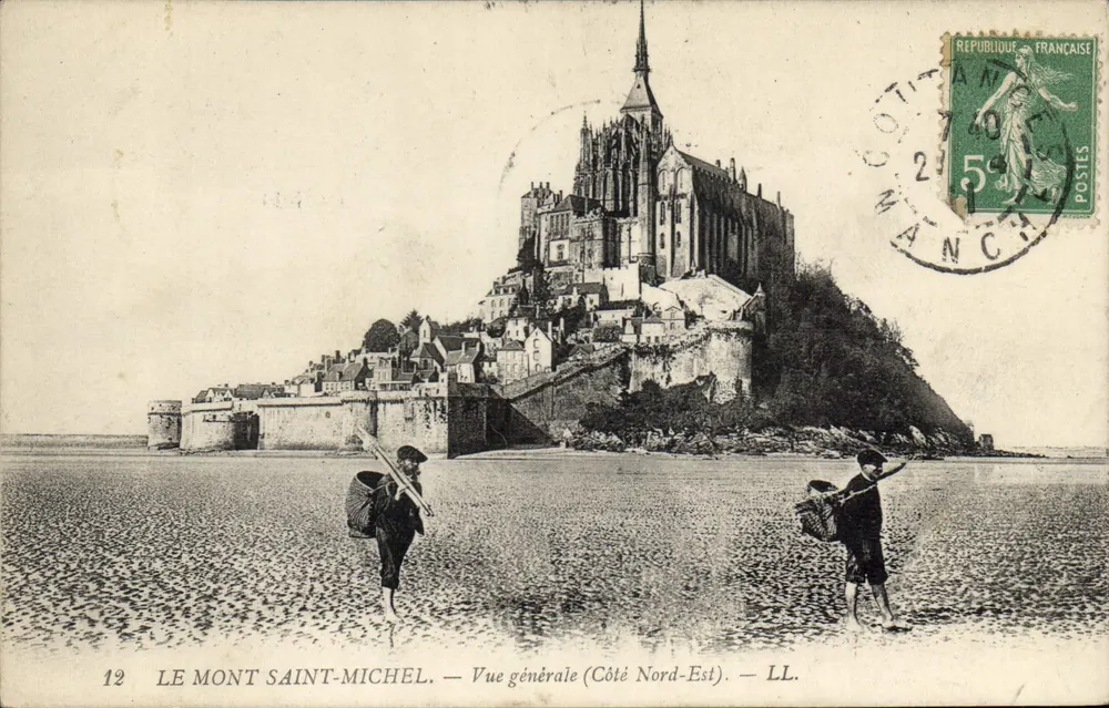 Mont Saint-Michel — allgemeine Ansicht (Nordosten) — LL. — N°12 - Vorderseite