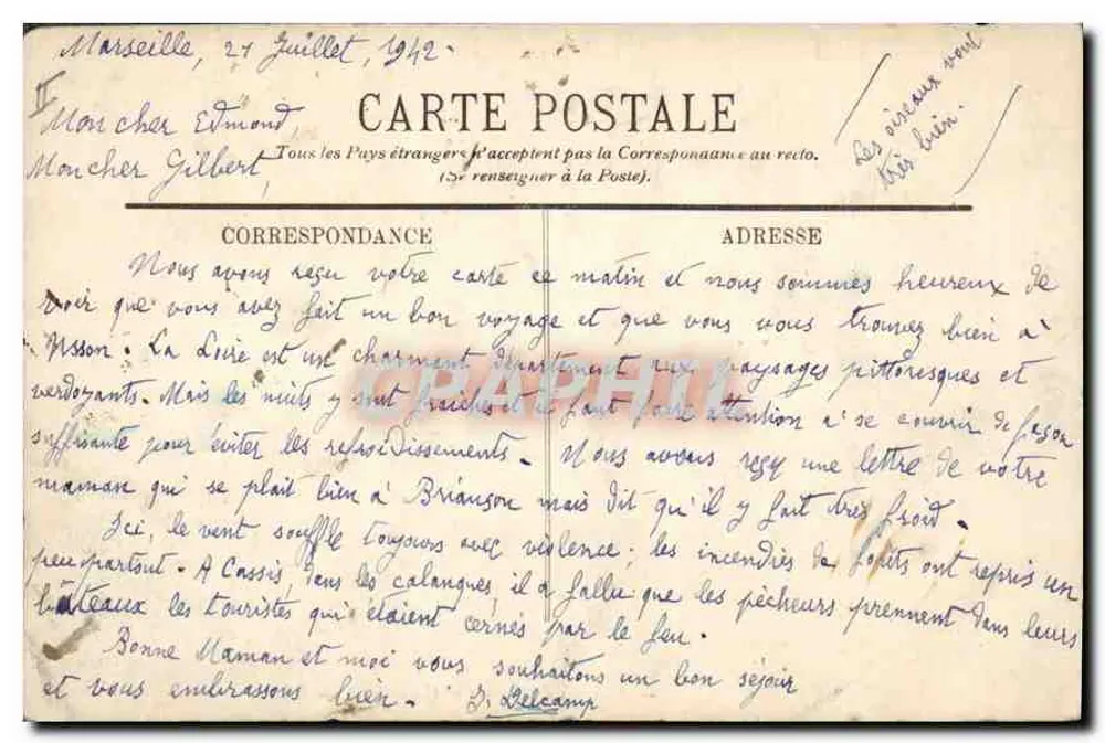 Mont Saint-Michel — Fischer der Strände und Coquetières — LL. - Rückseite
