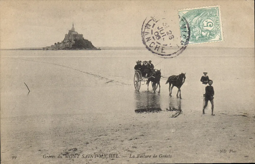 Ufer des Mont Saint-Michel — Die Kutsche der Genets — ND Fotografie - Vorderseite