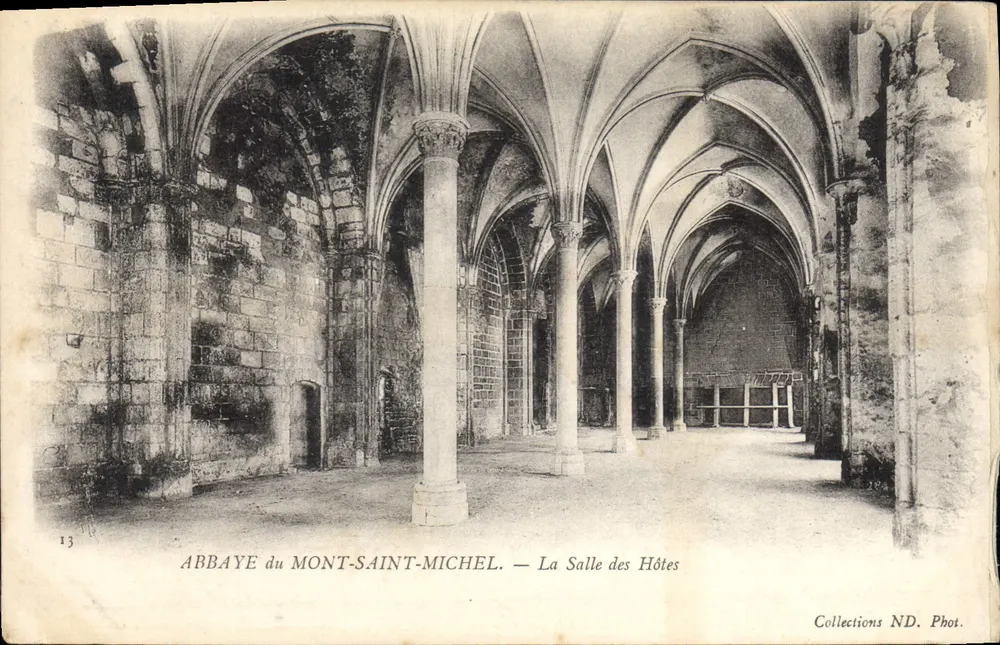 Abtei Mont-Saint-Michel — Das Gästehaus — Sammlung ND. Fot. Nr. 13 - Vorderseite