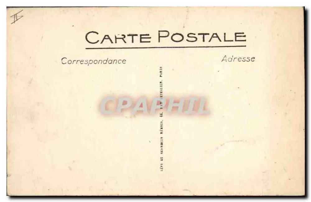 Mont-Saint-Michel - Der Eingang zum Berg bei Flut - Verlag ND - Rückseite