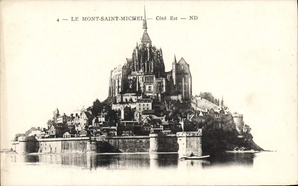 O Mont-Saint-Michel — Lado Leste — ND - Frente