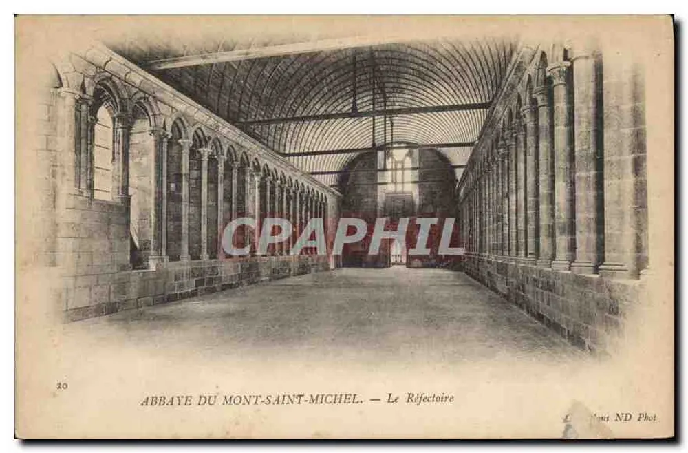 Abtei Mont-Saint-Michel — Der Refektorium — Contants ND Phot - Vorderseite