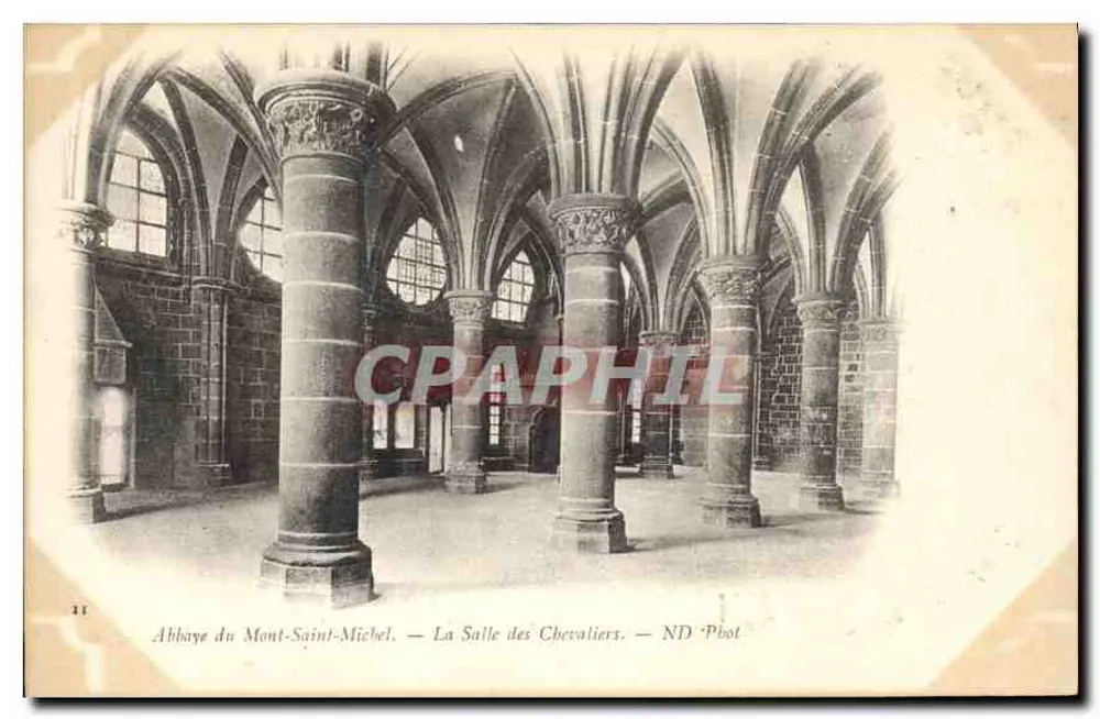 Abtei Mont-Saint-Michel — Die Rittersaal — ND 'Phot' - Vorderseite
