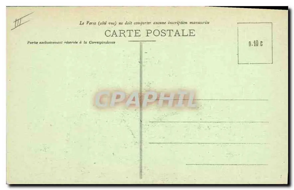 Mont-Saint-Michel — Carro de Genets — J.P. 26 — Edição especial na Abadia - Verso